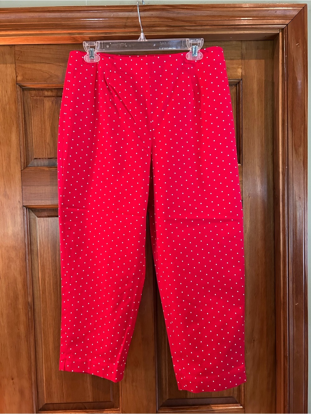 Susan Bristol Red Polka Dot Capris